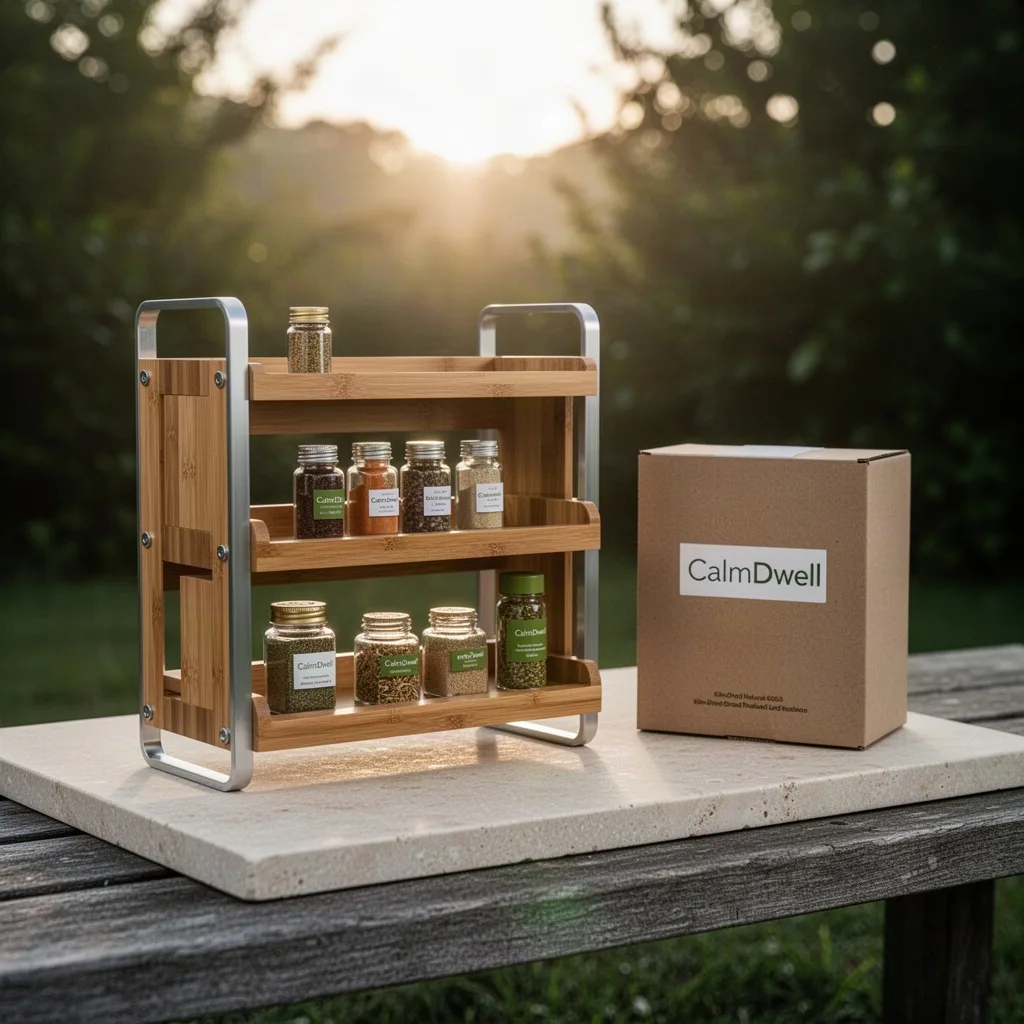 CalmDwell Tiered Spice and Jar Riser
